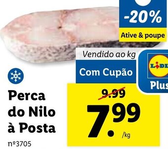 Lidl Perca do Nilo à Posta promoção