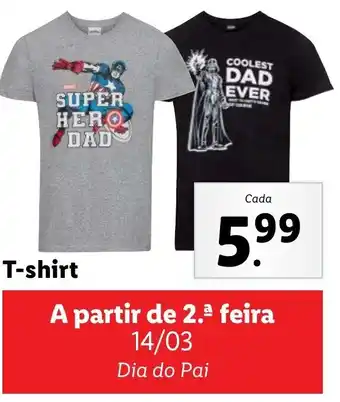 Lidl T-Shirt promoção