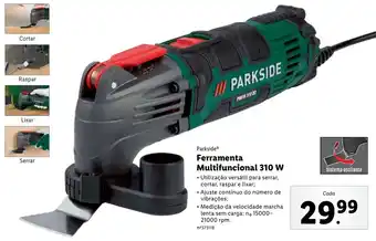 Lidl Parkside Ferramenta Multifuncional 310W promoção