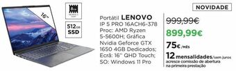El Corte Inglés Notebook lenovo promoção