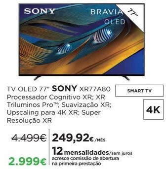 El Corte Inglés Smart tv sony promoção