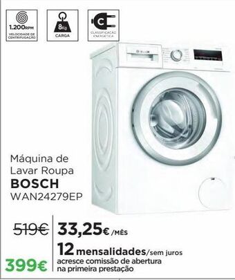 El Corte Inglés Máquina lavar roupa bosch promoção