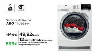 El Corte Inglés Secadora aeg promoção