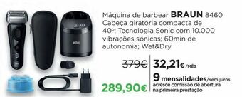 El Corte Inglés Máquina de barbear eléctrica braun promoção