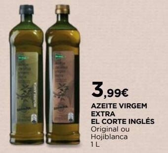 El Corte Inglés Azeite extravirgem el corte inglés promoção