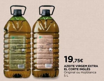 El Corte Inglés Azeite extravirgem el corte inglés promoção