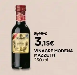 El Corte Inglés Vinagre mazzetti promoção