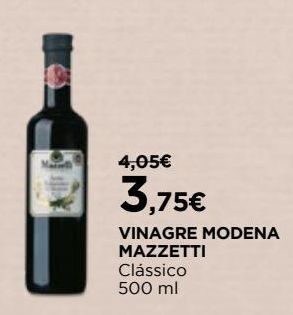 El Corte Inglés Vinagre balsâmico mazzetti promoção