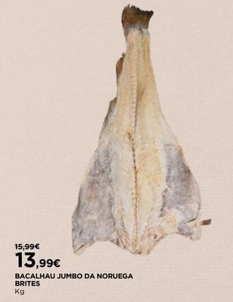 El Corte Inglés Bacalhau promoção