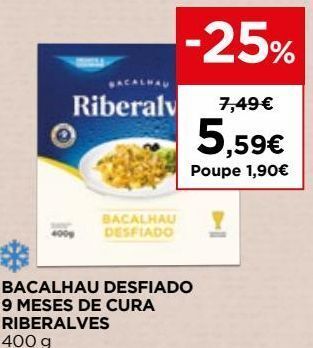 El Corte Inglés Bacalhau desfiado riberalves promoção