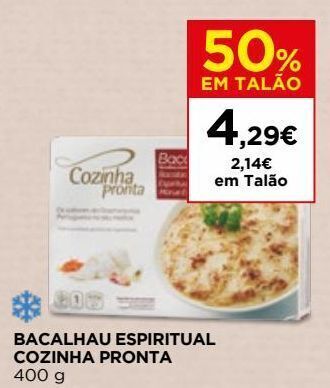 El Corte Inglés Bacalhau promoção