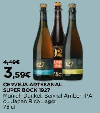 El Corte Inglés Cerveja super bock promoção