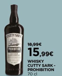 El Corte Inglés Uísque cutty sark promoção