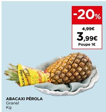 El Corte Inglés Abacaxi promoção