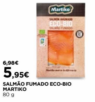 El Corte Inglés Salmão fumado martiko promoção