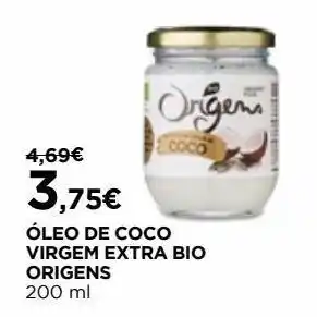 El Corte Inglés Óleo de coco origens bio promoção