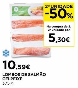 El Corte Inglés Lombo de salmão promoção