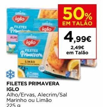 El Corte Inglés Filezinho de pescada empanados iglo promoção