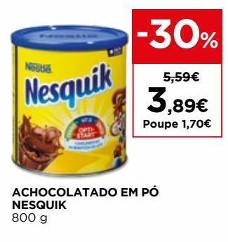 El Corte Inglés Achocolatado nesquik promoção