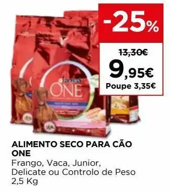 El Corte Inglés Ração para cães one promoção