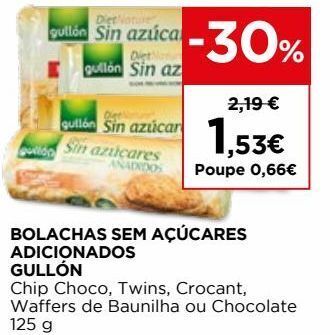 El Corte Inglés Bolacha sem açúcar gullon promoção