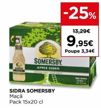 El Corte Inglés Sidra somersby promoção