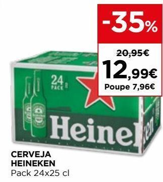 El Corte Inglés Cerveja heineken promoção