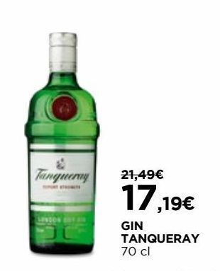El Corte Inglés Gin tanqueray promoção
