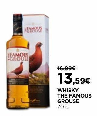 Uísque the famous grouse