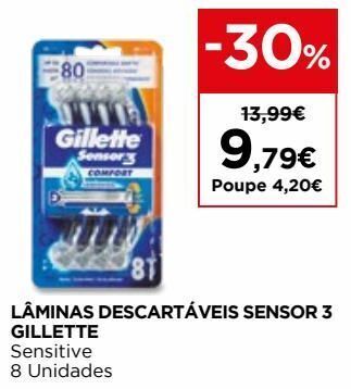 El Corte Inglés Lâmina descartável gillette promoção