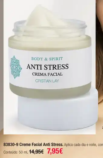Creme Facial Anti Stress