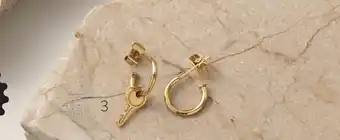 Cristian Lay Brincos Chapeado Ouro 24K promoção