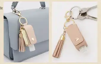 Porta-Chaves com Estojo para o Gel Hidroalcoólico 30m 7x3x3cm