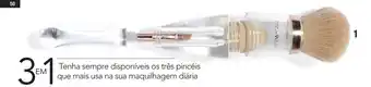Pincel de Maquilhagem 3 em 1