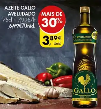 Pingo Doce Azeite Gallo Aveludado 75cl promoção