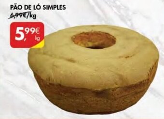 Pingo Doce Pão de Ló Simples promoção