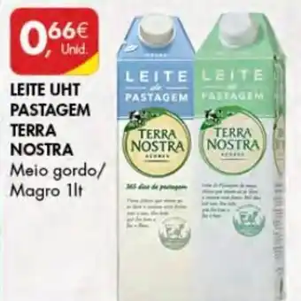 Pingo Doce Leite UHT Pastagem Terra Nostra 1L promoção