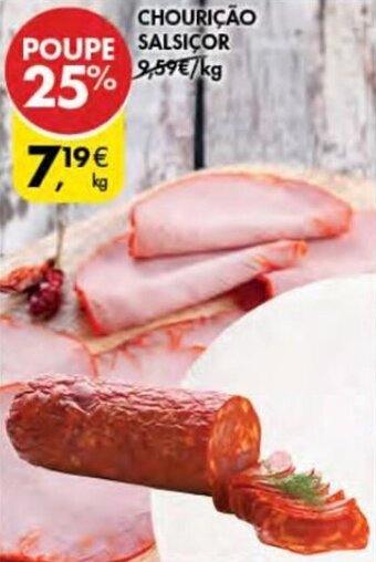 Pingo Doce Chourição Salsiçor promoção