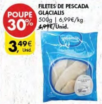Pingo Doce Filetes de Pescada Glacialis 500g promoção