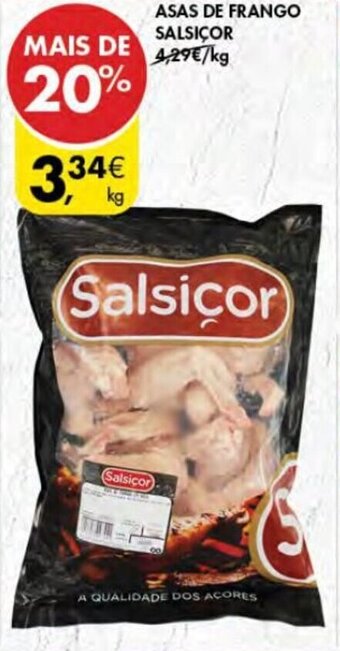 Pingo Doce Asas de Frango Salsiçor promoção