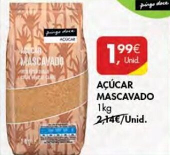 Pingo Doce Açúcar Mascavado 1kg promoção