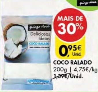 Pingo Doce Coco Ralado 200g promoção
