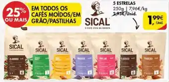 Pingo Doce 5 Estrelas Sical 250g promoção