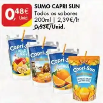 Pingo Doce Sumo Capri-Sun 200ml promoção