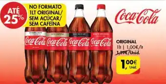 Pingo Doce Coca Cola Original 1L promoção