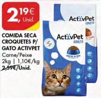 Comida Seca Croquetes p/Gato ActivPet 2kg
