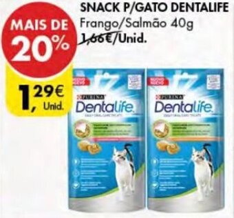 Pingo Doce Snack p/Gato Dentalife 40g promoção