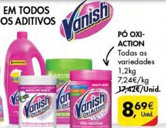 Pingo Doce Pó Oxi-Action Vanish 1.2kg promoção