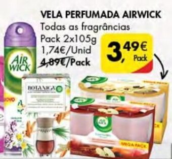Pingo Doce Vela Perfumada Airwick 2 x 105g promoção