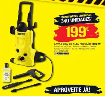 Bricomarché Lavadora de Alta Pressão Karcher 1800W promoção